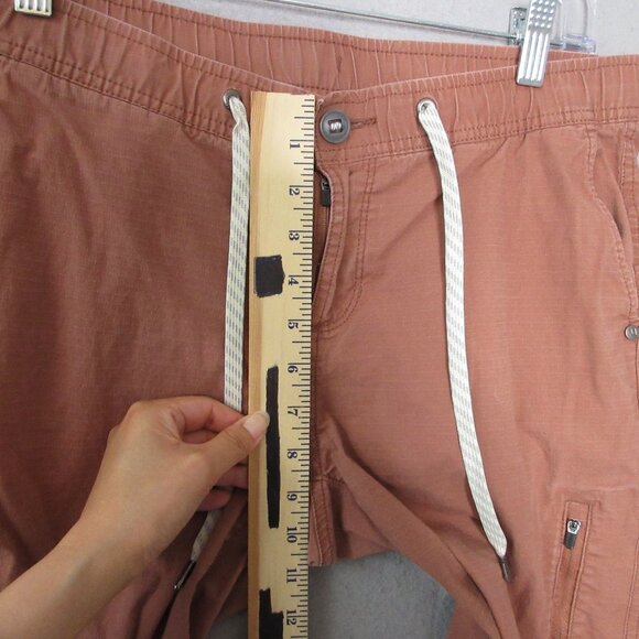 Vuori Pants Women Medium The Rise The Shine Ripstop Clay‎ Color - Picture 8 of 16
